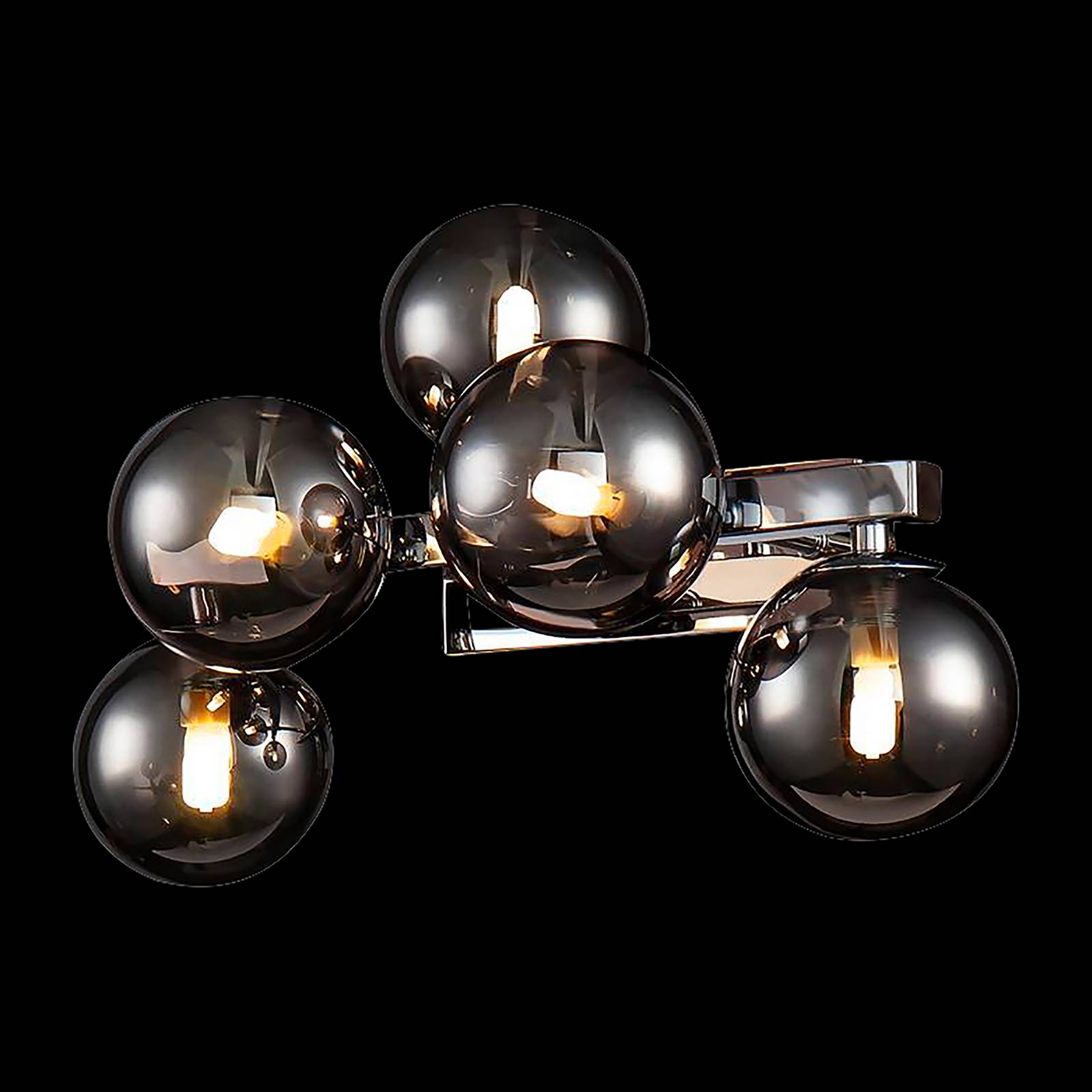 Maytoni Dallas Wandleuchte mit 5 Glaskugeln, chrom Maytoni Dallas Wandleuchte mit 5 Glaskugeln, chrom von Maytoni