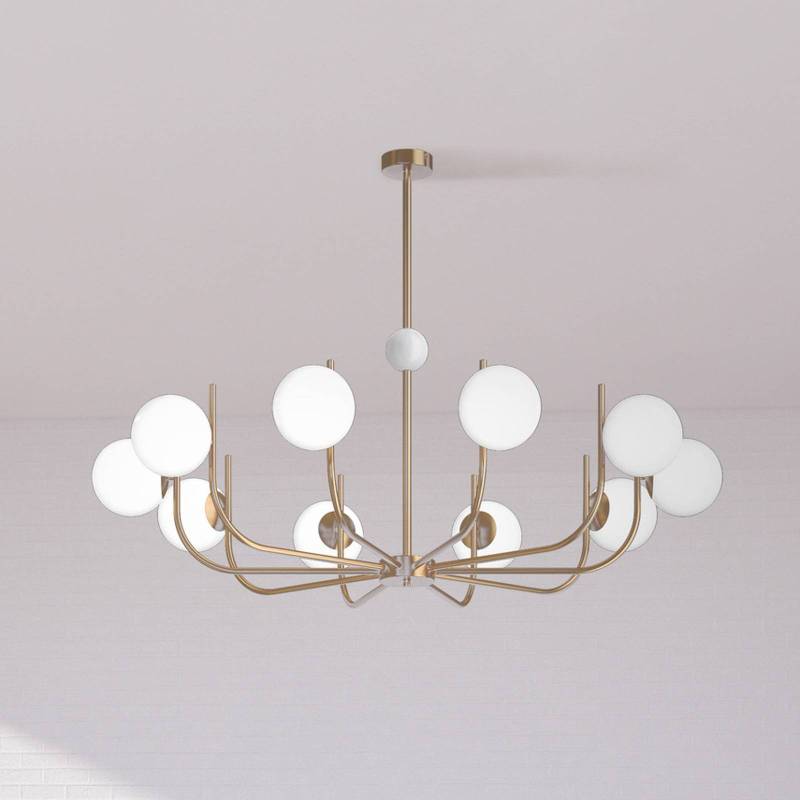 Maytoni Hängelampe Rendez-vous messingfarben Ø 116 cm 10-flg von Maytoni