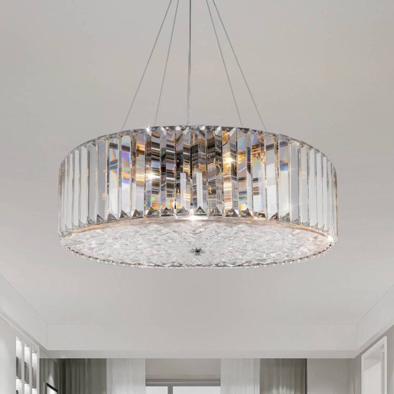 Maytoni Hängeleuchte Recinto, Ø 40 cm, Kristall, 6 x E27 von Maytoni