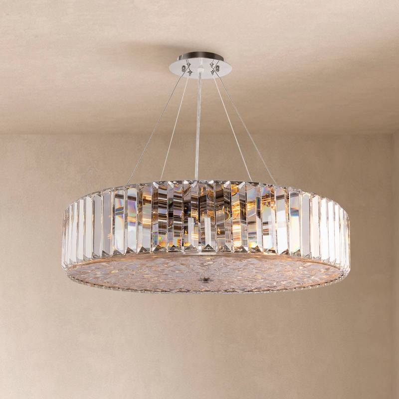 Maytoni Hängeleuchte Recinto, Ø 53 cm, Glas, 8 x E27 von Maytoni