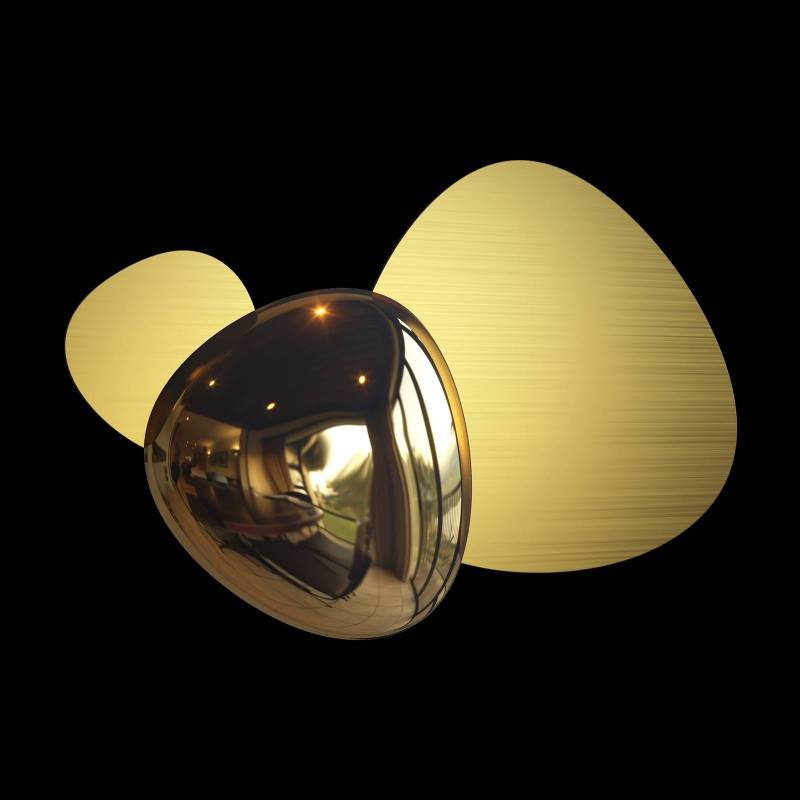 Maytoni Jack-stone LED-Wandlampe, 36,6 cm, gold von Maytoni