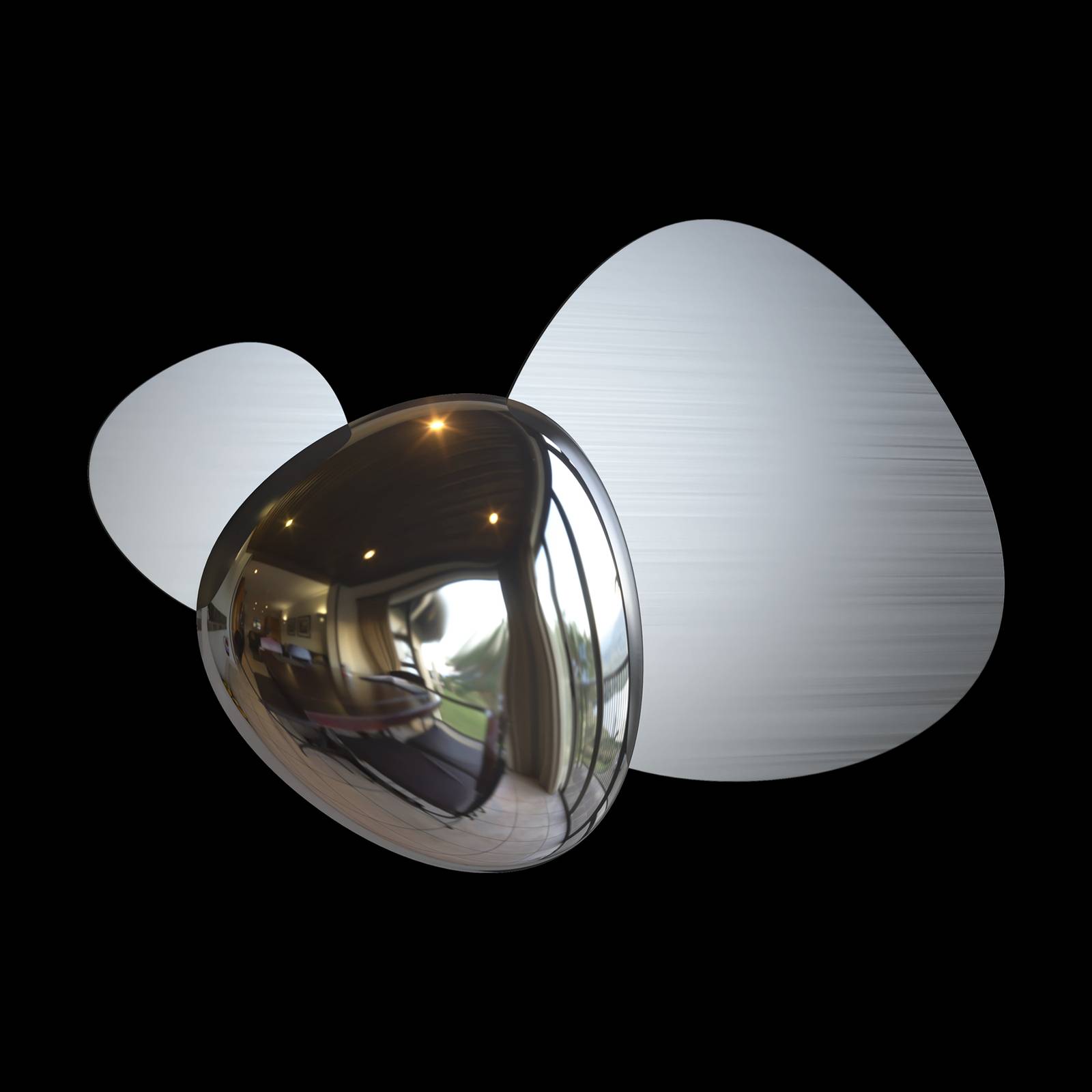 Maytoni Jack-stone LED-Wandlampe, 36,6 cm, nickel Maytoni Jack-stone LED-Wandlampe, 36,6 cm, nickel von Maytoni