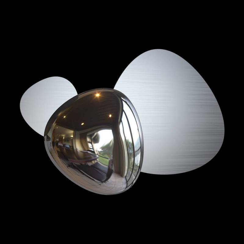 Maytoni Jack-stone LED-Wandlampe, 36,6 cm, nickel von Maytoni