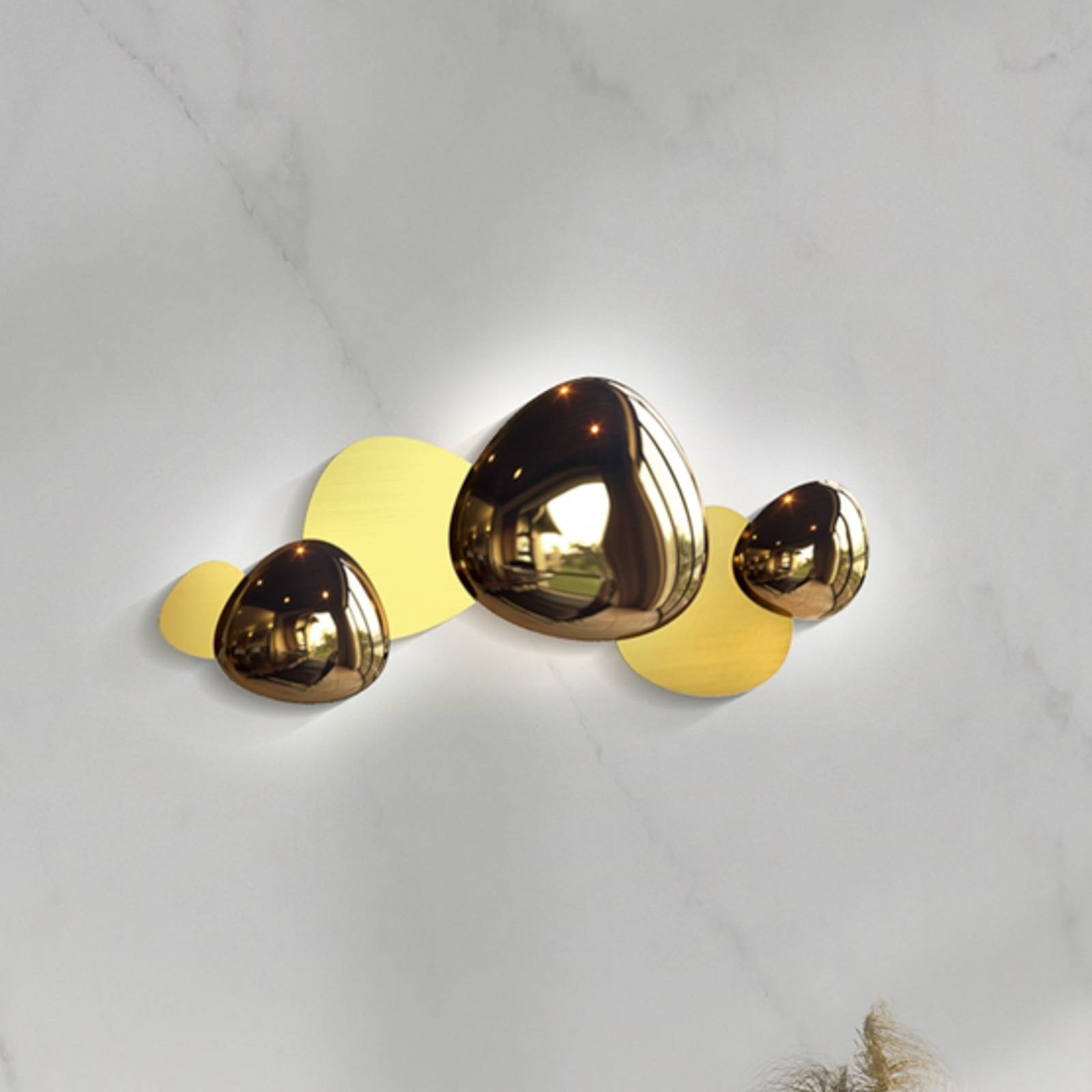 Maytoni Jack-stone LED-Wandlampe, 79 cm, gold Maytoni Jack-stone LED-Wandlampe, 79 cm, gold von Maytoni