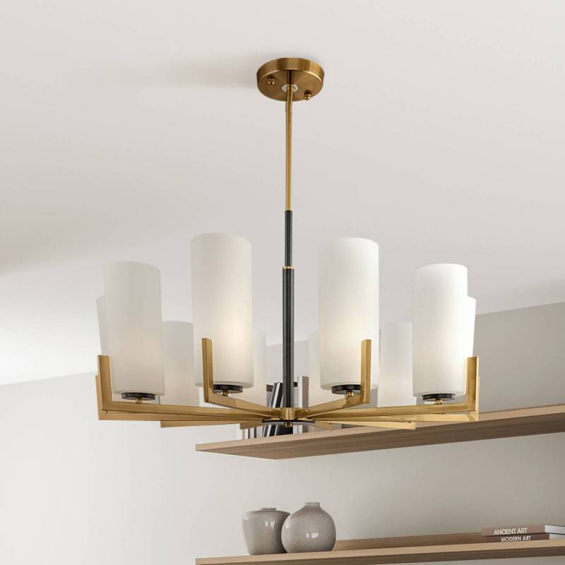 Maytoni Kronleuchter Fortano, 10-flammig, Glas, E27 von Maytoni