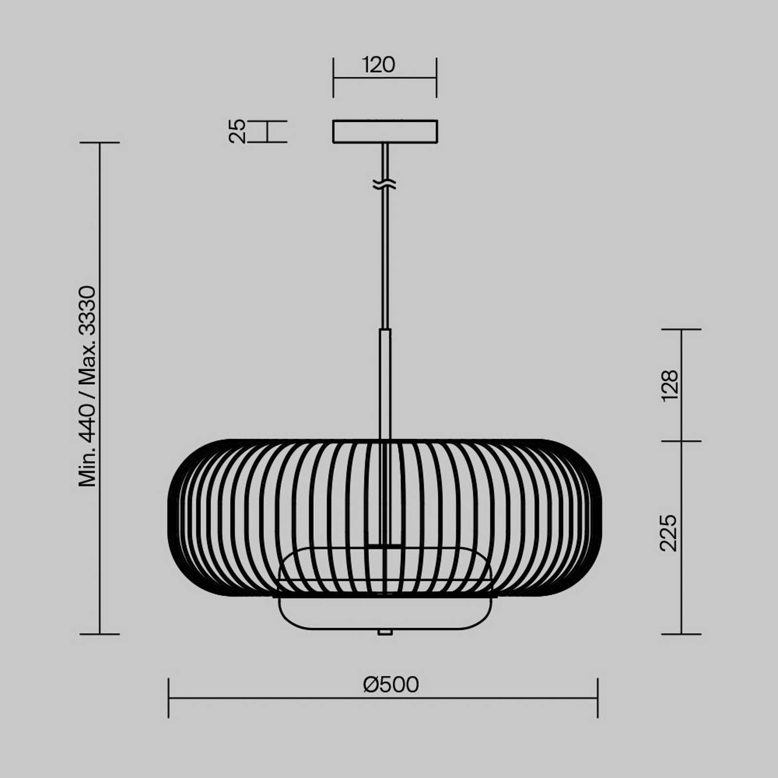 Maytoni LED-Hängeleuchte Levitation, Ø 50 cm, messingfarben Maytoni LED-Hängeleuchte Levitation, Ø 50 cm, messingfarben von Maytoni
