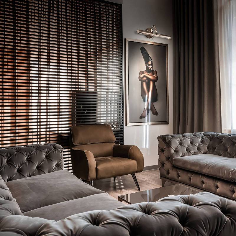 Maytoni Picasso Wandlampe, Bilderleuchte in Gold von Maytoni