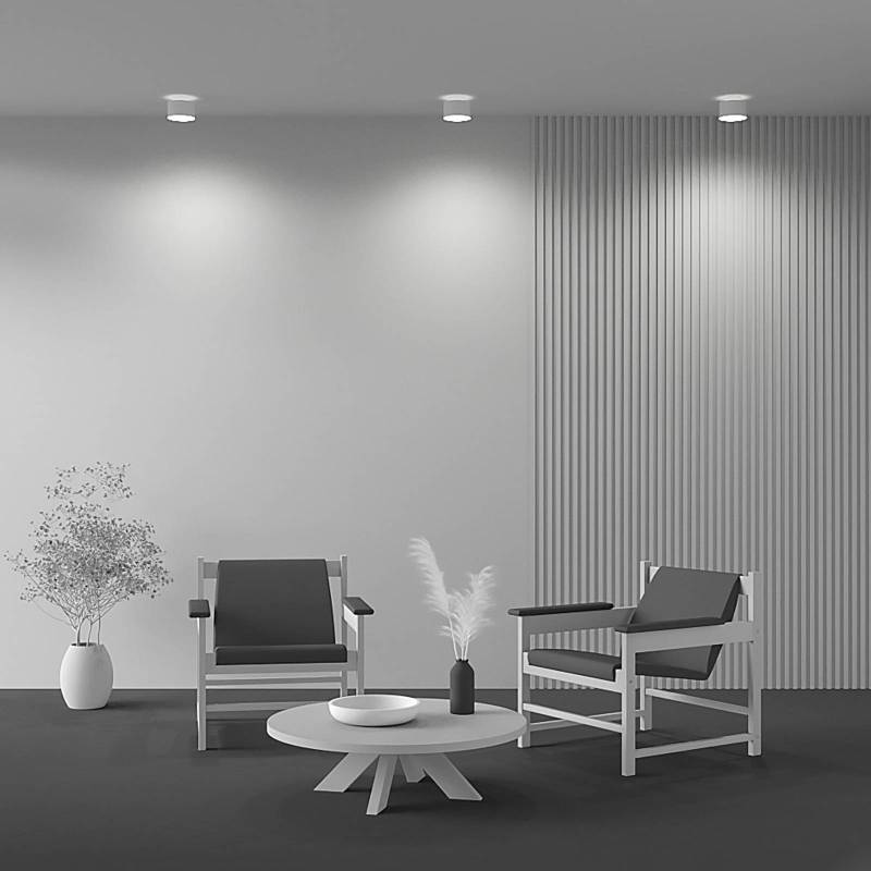Maytoni LED-Deckenlampe Planet, weiß Ø 12cm Aluminium 3.000K von Maytoni