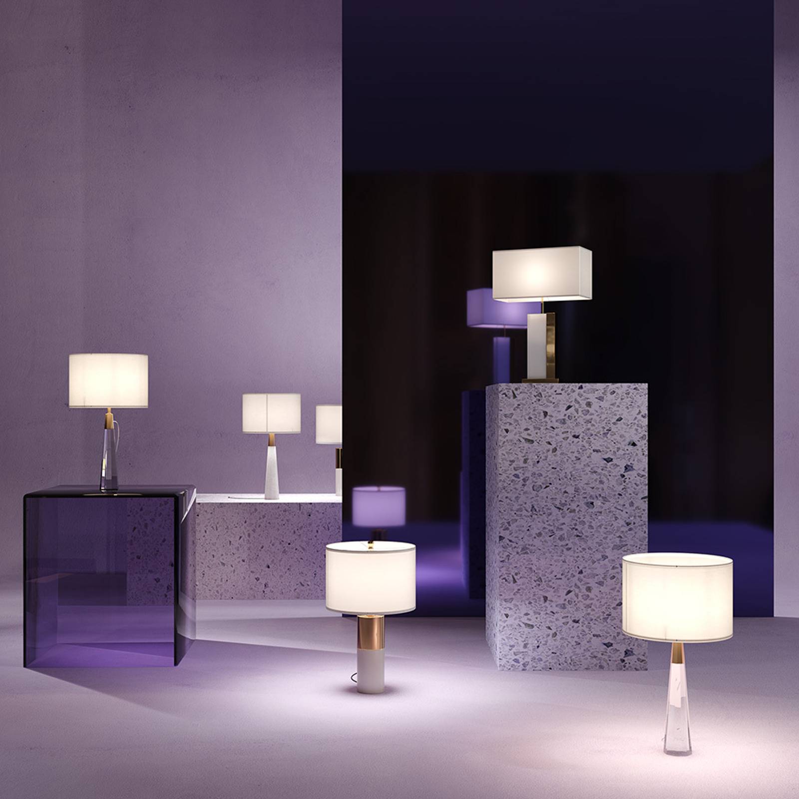 Maytoni Tischlampe Bianco weiß Höhe 67,5 cm Textil/Alabaster Maytoni Tischlampe Bianco weiß Höhe 67,5 cm Textil/Alabaster von Maytoni