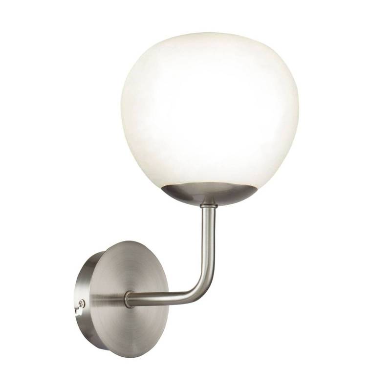 Maytoni Wandleuchte Erich, nickelfarben, Glas/Metall, 1-flg. von Maytoni