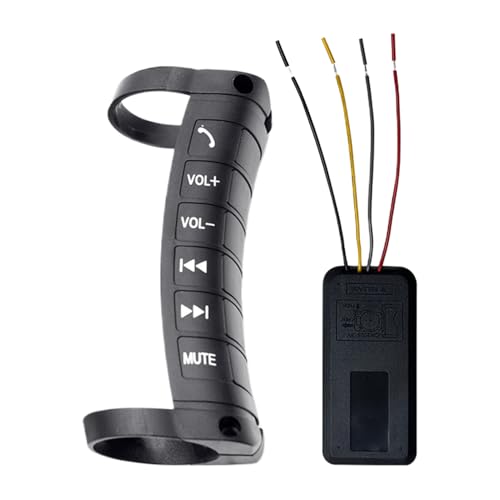 Auto Lenkrad Fernbedienung - drahtlose Automobilmediencontroller -Taste | Dashboard Navigation Remote, Accessoire im Auto, Freisprech-Musiksteuerung, Smart Compact Control von Mbiyhgta