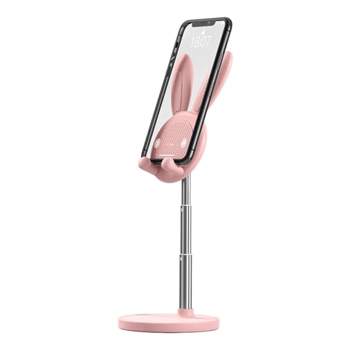 Hasen-Handyständer – niedlicher Hasen-Smartphone-Ständer, kreatives Schreibtischzubehör | Verstellbarer Handyhalter im Tier-Design, universeller, niedlicher Handy-Ständer für Frauen, Mädchen, im Büro Hasen-Handyständer – niedlicher Hasen-Smartphone-Ständer, kreatives Schreibtischzubehör | Verstellbarer Handyhalter im Tier-Design, universeller, niedlicher Handy-Ständer für Frauen, Mädchen, im Büro von Mbiyhgta