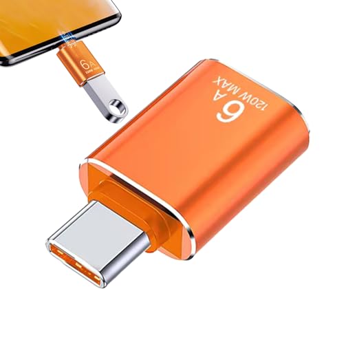 Mbiyhgta Typ-C-auf-USB-Adapter – High-Speed-Datenübertragung, Konverter | Robuster Aluminium-Anschluss für Smartphones, Laptops und Tablets, kompaktes und tragbares Design Mbiyhgta Typ-C-auf-USB-Adapter – High-Speed-Datenübertragung, Konverter | Robuster Aluminium-Anschluss für Smartphones, Laptops und Tablets, kompaktes und tragbares Design von Mbiyhgta