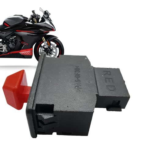 Motorrad -Doppelblitzknopf - Lichtschalter, Alarmsteuerung | Doppelblitz -Hazard -Taste für Roller, wasserdichte, staubfeste Warnschützer für hohe Helligkeit für Fahrräder und E -Fahrzeuge von Mbiyhgta
