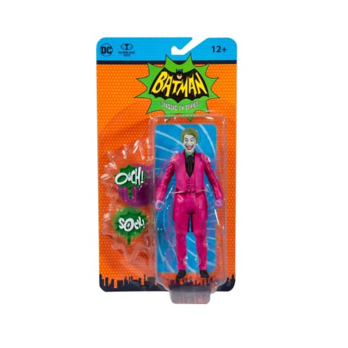 McFarlane Retro Actionfigur Batman 66 The Joker 15cm, 15032, Mehrfarbig von McFarlane