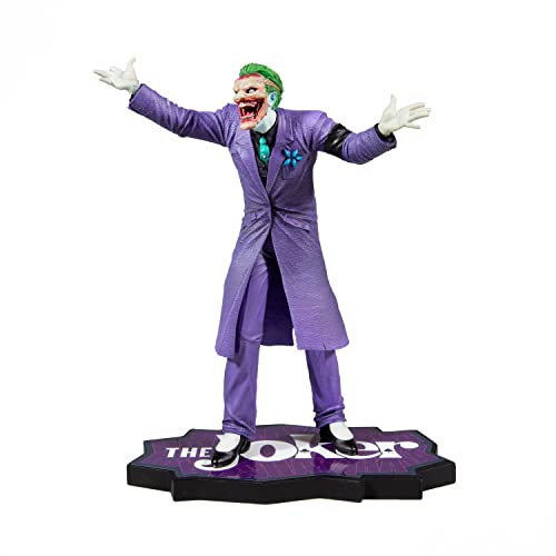 McFarlane Toys The Joker Purple Craze: The Joker by Greg Capullo 1:10 Kunstharz-Statue, mehrfarbig (30207) von McFarlane