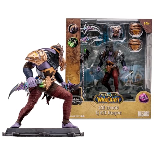 World of Warcraft Figurine Night Elf Druid Rogue (Epic) 15 cm von McFarlane