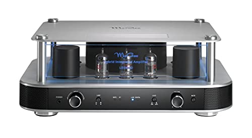 McGee „Legend“ Hybridverstärker, für warmen Röhren-Sound, Hifianlage, mit Bluetooth-Funktion & WLAN, in silbernem Design, mit LED-Beleuchtung McGee „Legend“ Hybridverstärker, für warmen Röhren-Sound, Hifianlage, mit Bluetooth-Funktion & WLAN, in silbernem Design, mit LED-Beleuchtung von McGee
