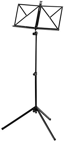 McGrey 100/2 B Notenständer - höhenverstellbar - klappbar - stabil -aus Metall - mit Tasche - schwarz McGrey 100/2 B Notenständer - höhenverstellbar - klappbar - stabil -aus Metall - mit Tasche - schwarz von McGrey