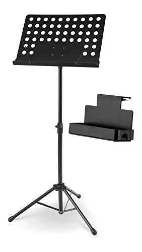 McGrey 11940 Orchesterpult Lochblech Set - stufenlos verstellbar - mit Notenklemmen - inkl. Ablagebox - schwarz McGrey 11940 Orchesterpult Lochblech Set - stufenlos verstellbar - mit Notenklemmen - inkl. Ablagebox - schwarz von McGrey