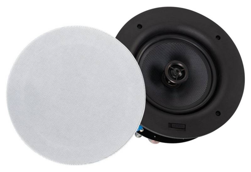 McGrey 2-Wege HiFi Deckenlautsprecher - Einbaubox-Lautsprecher 6,5" Woofer Einbaulautsprecher (60 W, Integrierter Hochtonregler und Frequenzweiche) von McGrey
