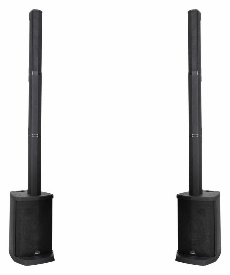 McGrey E-208LAB Aktiv Line Array Akku-Säulenanlage Stereo Set Lautsprecher (Bluetooth, 100 W, PA-Anlage mit 8x 2,5 Breitbandlautsprecher)" von McGrey