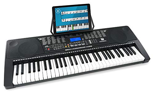 McGrey LK-6150 61 Tasten Keyboard - Einsteiger-Keyboard mit 61 Leuchttasten - 255 Sounds und 255 Rhythmen - 61 Percussion-Sounds - 50 Demo Songs - integrierter MP3-Player - Schwarz McGrey LK-6150 61 Tasten Keyboard - Einsteiger-Keyboard mit 61 Leuchttasten - 255 Sounds und 255 Rhythmen - 61 Percussion-Sounds - 50 Demo Songs - integrierter MP3-Player - Schwarz von McGrey
