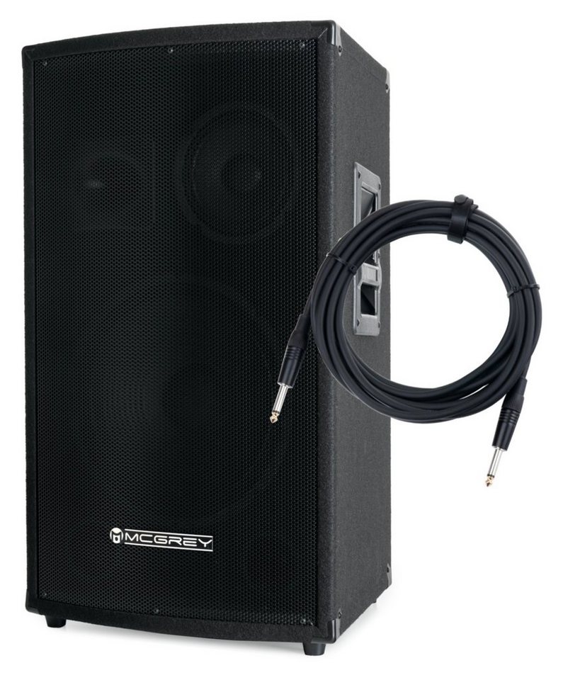 McGrey SL-12/3 3-Wege DJ PA Box Lautsprecher (300 W, Passiv Speaker 30cm (12 zoll), 3-Wege System, Holzgehäuse inkl. Kabel) von McGrey