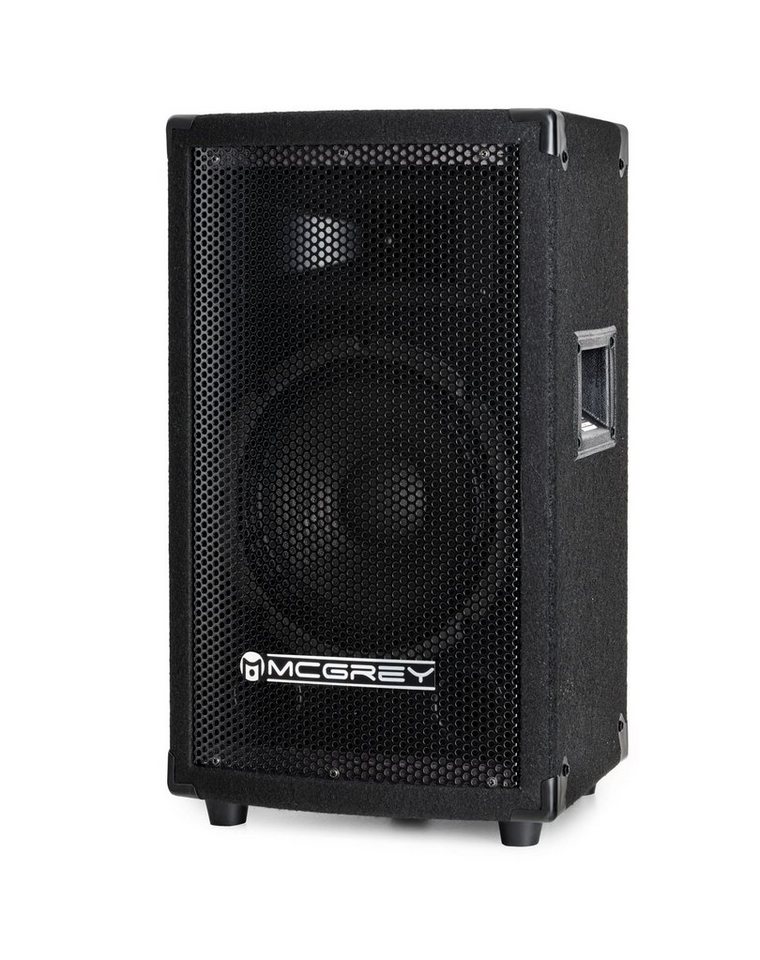 McGrey TP-8 DJ PA Passiv Box 20cm (8) Subwoofer, 2-Wege System, Holzgehäuse Lautsprecher (150 W, Passiv-Speaker mit Boxenflansch) von McGrey