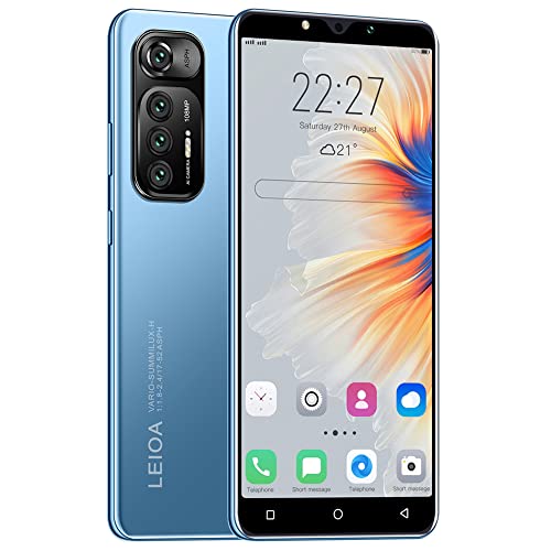 McMgc Günstiges Smartphone, 12,7 cm (5,0 Zoll) Display, 16 GB ROM (128 GB skalierbar), Android 9.0, preiswertes Telefon mit Dual-SIM und Dual-Kamera, schönes 3G/GSM-Telefon (blau) von McMgc