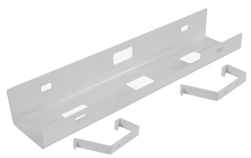 McPower Kabelkanal ST-160/161 Kabelmanagement Kabelkanal schwarz oder weiss, Befestigungswinkel, stabile Metallausführung von McPower