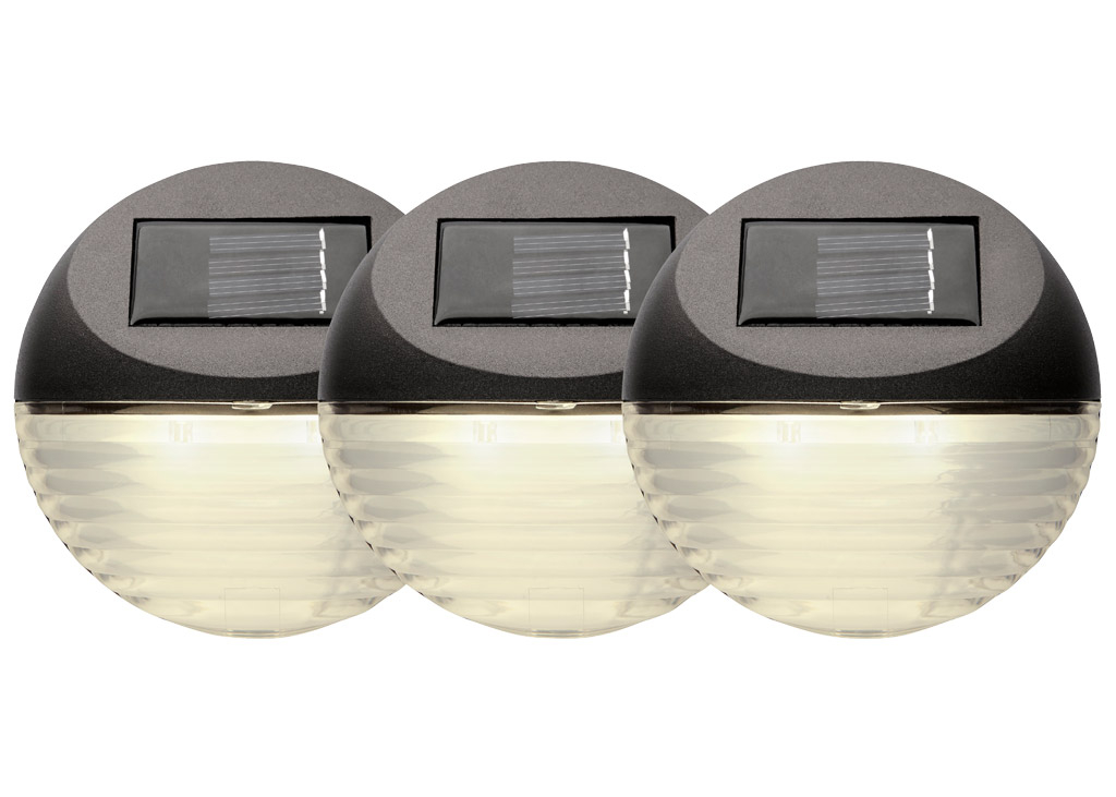 LED SOLAR-WANDLEUCHTEN FENCY 3ER SET BRAUN 11X11CM WARMWEISS OUTDOOR LED SOLAR-WANDLEUCHTEN FENCY 3ER SET BRAUN 11X11CM WARMWEISS OUTDOOR von McShine