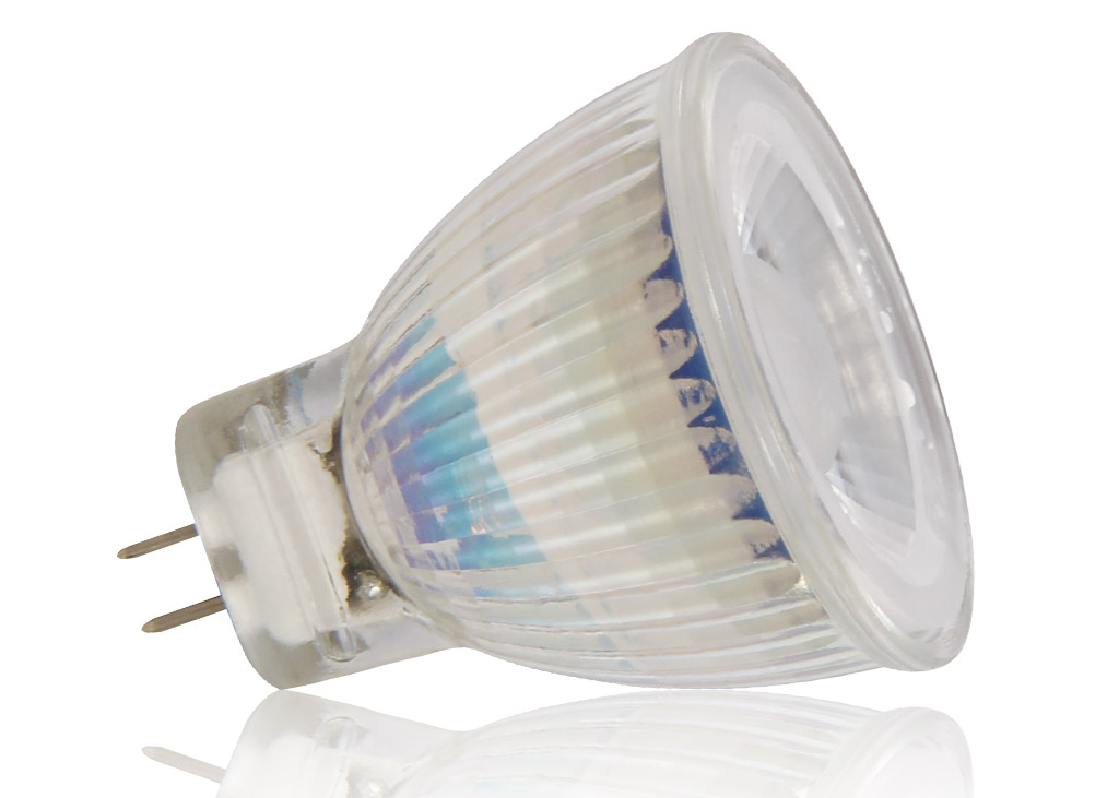 MC Shine Glas LED Spot MR11 G4 3W 250Lm 12V MC Shine Glas LED Spot MR11 G4 3W 250Lm 12V von McShine