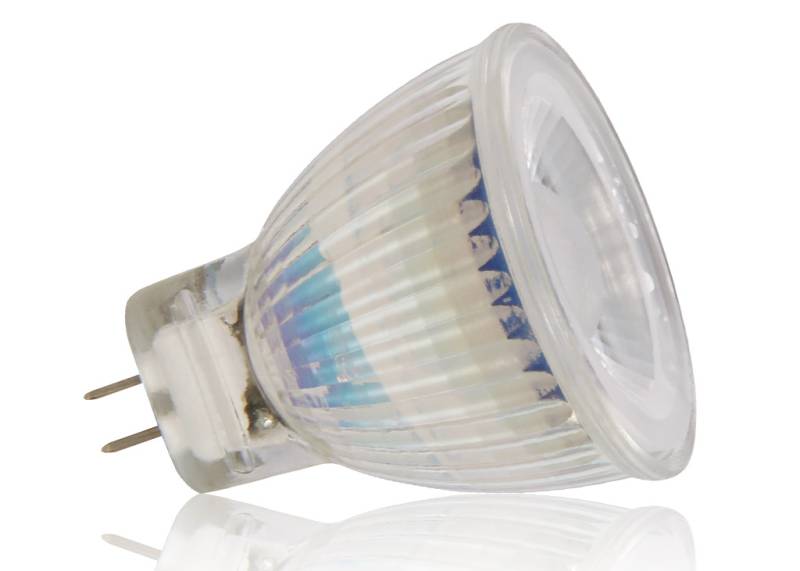MC Shine Glas LED Spot MR11 G4 3W 250Lm 12V von McShine