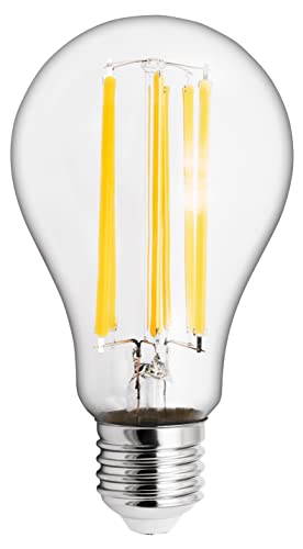 McShine - LED Filament Glühlampe | FILED | E27, 13W, 1.800 lm, warmweiß, klar von McShine