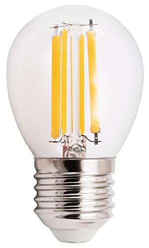 McShine LED Filament Tropfenlampe | E27, 6W, 806 lm, warmweiß, klar | Energieeffizient, dekorativ, klassisches Glühbirnen-Design McShine LED Filament Tropfenlampe | E27, 6W, 806 lm, warmweiß, klar | Energieeffizient, dekorativ, klassisches Glühbirnen-Design von McShine