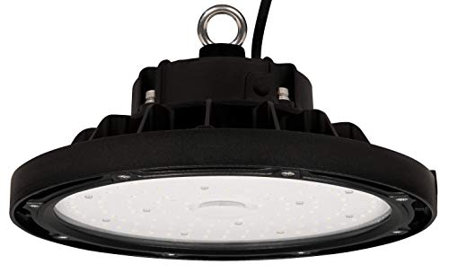 McShine - LED-Hallenstrahler-UFO I UFO-100 I Ø27cm LED-Deckenleuchte 100W, 14.000 lm, neutralweiß, 4000K, Schutzklasse IP66, Abstrahlwinkel 120°, 90-305V für Garage, Werkstatt, Halle von McShine