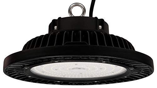 McShine - LED-Hallenstrahler UFO Lampe I UFO-200 I Ø33cm Industrie-Lampe 200W, 28.000 lm, neutralweiß 4000K, Schutzklasse IP66, 120°, 90-305V als Werkstatt Deckenleuchte von McShine