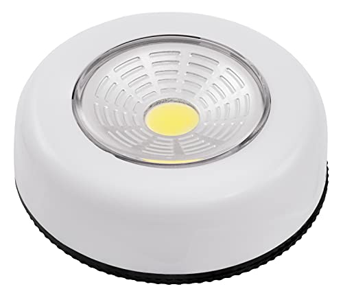 McShine - LED Klebeleuchte Universalleuchte - LK1-COB | mit Klebefolie, Ø70x22mm, silber von McShine