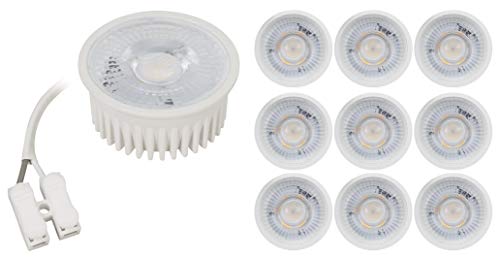 McShine - LED Modul | MCOB | 5W | 50x25mm | warmweiß | Leuchtmittel für geringe Deckenhöhen | 10er-Sparpack McShine - LED Modul | MCOB | 5W | 50x25mm | warmweiß | Leuchtmittel für geringe Deckenhöhen | 10er-Sparpack von McShine