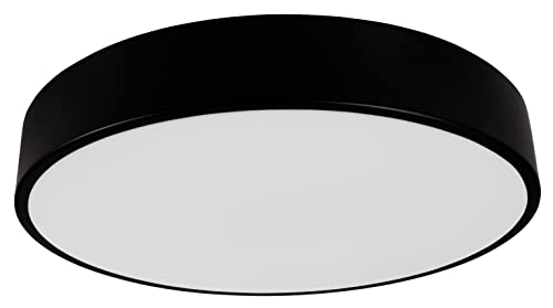 McShine - Led Deckenleuchte Wifi Deckenlampe dimmbar 35W I rund schwarz I 4450lm Licht-Farben RGB einstellbar per App 3000K-6500K, Ø400xH50mm Lampe für Kinderzimmer, Wohnzimmer, Küche, Schlafzimmer McShine - Led Deckenleuchte Wifi Deckenlampe dimmbar 35W I rund schwarz I 4450lm Licht-Farben RGB einstellbar per App 3000K-6500K, Ø400xH50mm Lampe für Kinderzimmer, Wohnzimmer, Küche, Schlafzimmer von McShine