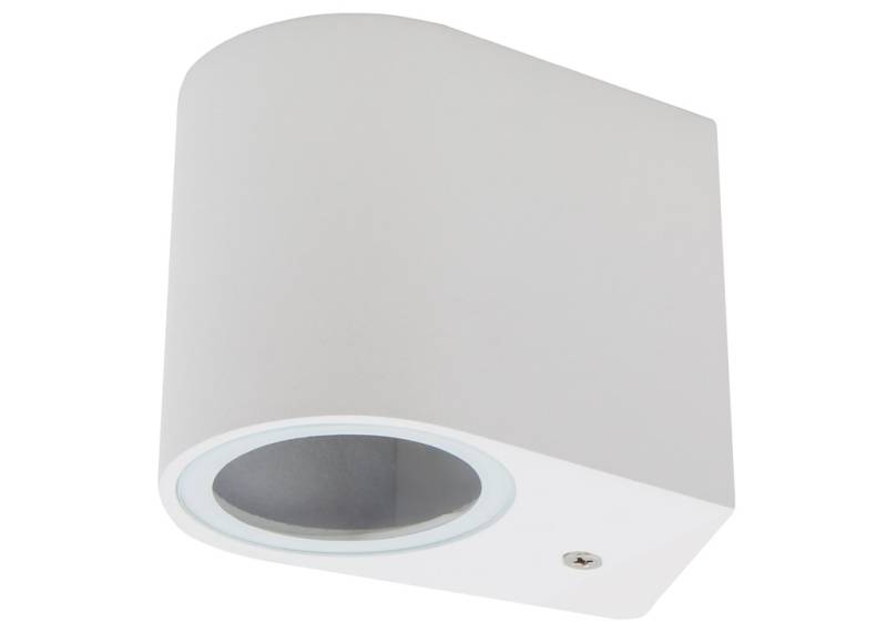 Wandleuchte McShine OVAL-W WEISS IP44 1X GU10 Aluminium Gehäuse von McShine