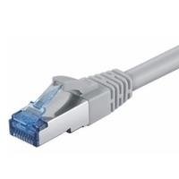 M-CAB Cat6 a S-FTP, 0,5 m 0,5 m grau – Kabel Netzwerk-(0,5, RJ-45, RJ-45, männlich/männlich, grau, CAT6 A) von Mcab