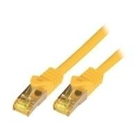 Mcab CAT7 S-FTP-PIMF-LSZH-0.50M-YEL Ethernet-Kabel (0,5 m) gelb von Mcab
