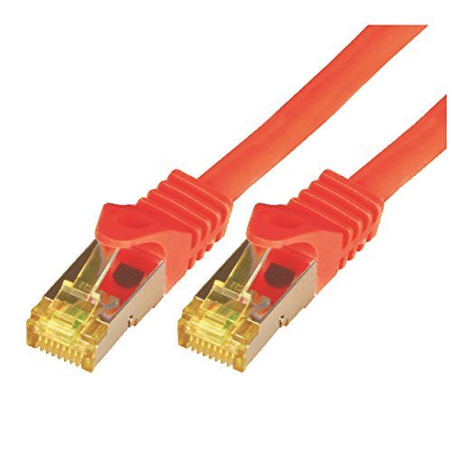 Mcab CAT7 S-FTP-PIMF-LSZH-3.00M-RED Ethernet-Kabel (3 m) rot von Mcab