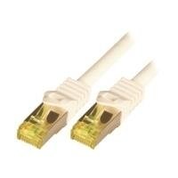 Mcab CAT7 S-FTP-PIMF-LSZH-3.00M-WHI Ethernet-Kabel (3 m) weiß von Mcab
