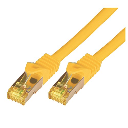 Mcab CAT7 S-FTP-PIMF-LSZH-3.00M-YEL Ethernet-Kabel (3 m) gelb von Mcab