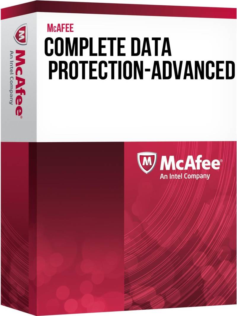 McAfee Complete Data Protection Advanced - Abonnement-Lizenz (1 Jahr) + 1 Jahr Unternehmenssoftware-Support - Volumen - Stufe C (1001-2000) - Englisch von Mcafee