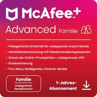 McAfee Plus Advanced - Family | Download & Produktschlüssel von Mcafee