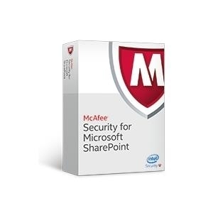 McAfee Security for Microsoft SharePoint - Lizenz + 1 Jahr Gold Business Support - 1 Knoten - Protect Plus - Stufe E (251-500) - Englisch von Mcafee